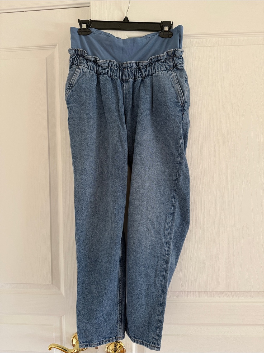 Blue Maternity/Waist-Panel Women’s Jeans